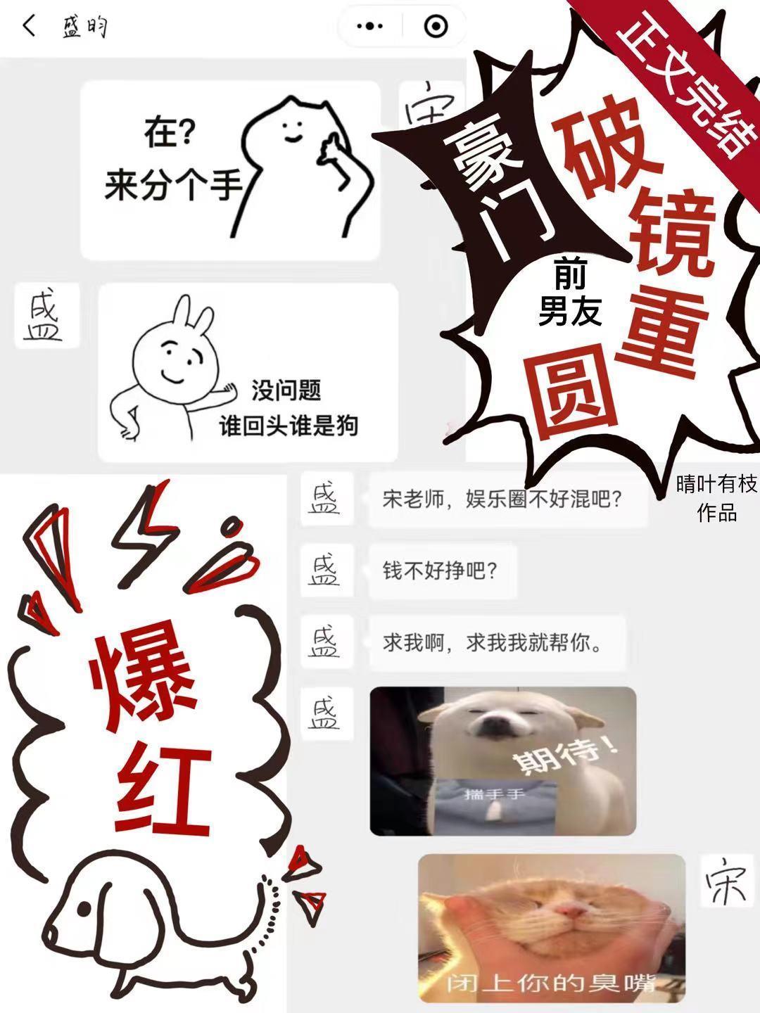 跟豪门前男友破镜重圆后我红了