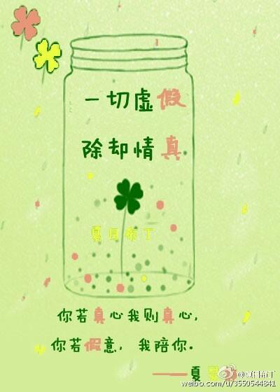 一切虚假除却情真