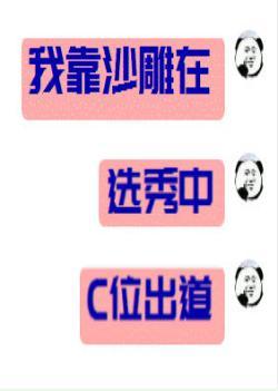 我靠沙雕在选秀C位出道
