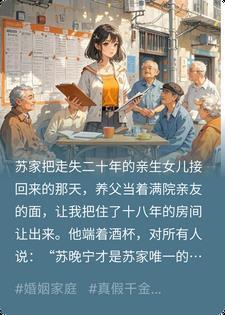 认亲宴养父逼我把工作让给真千金,我果断搬走看她遭殃